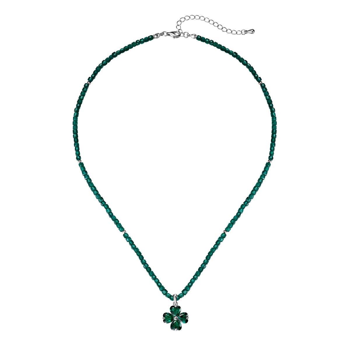 Clover Necklace - Green