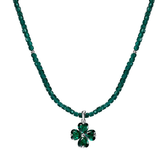 Clover Necklace - Green