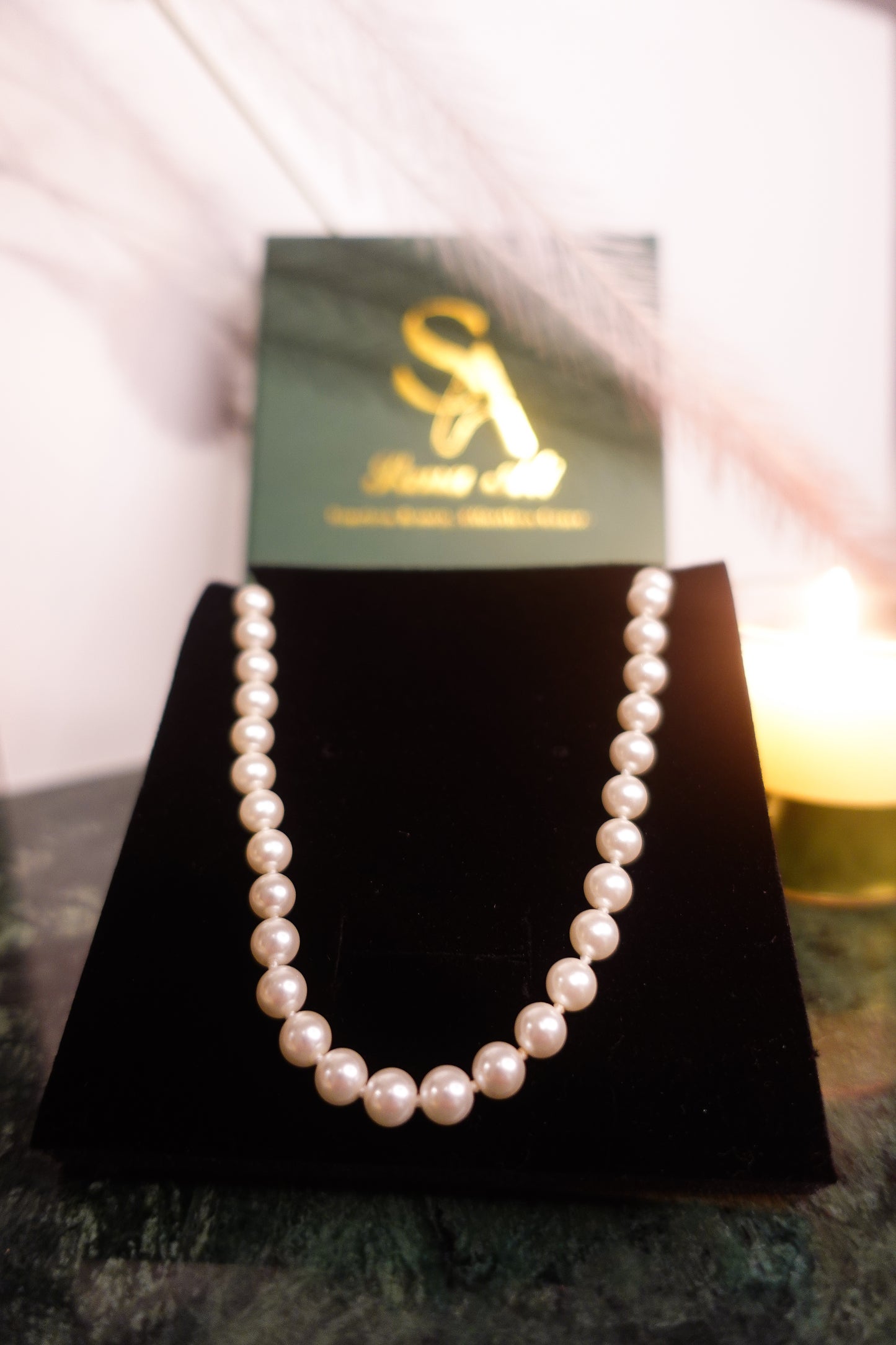 Audrey’s Timeless Pearl Necklace