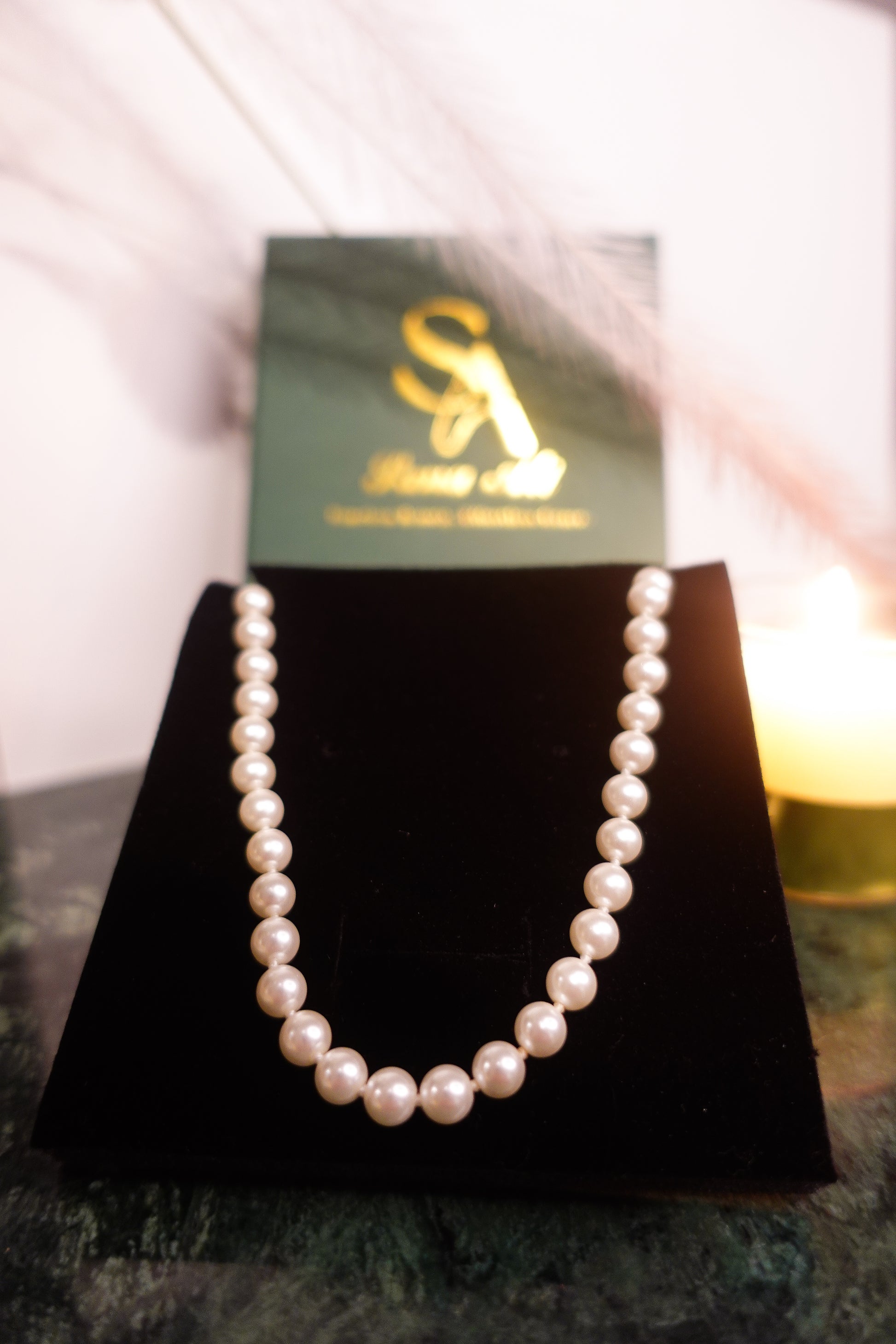 Audrey’s Timeless Pearl Necklace